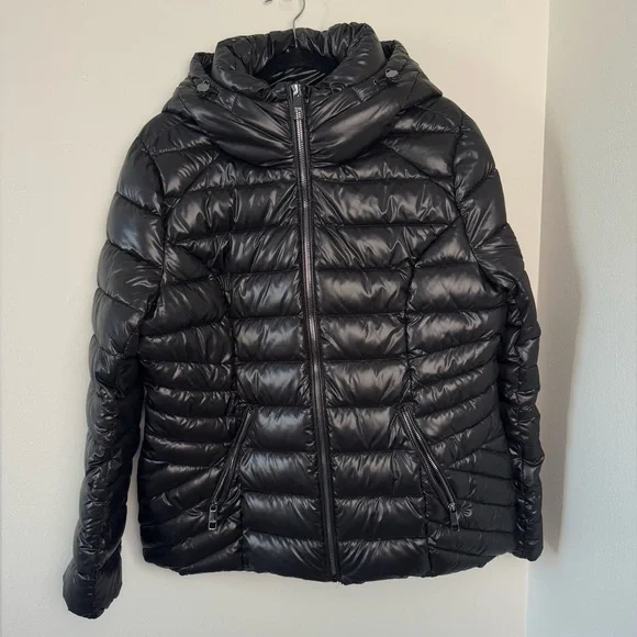 GUESS Women's Mid-Weight Hooded Balck Jacket Size 1X NWT - Picture 8 of 16